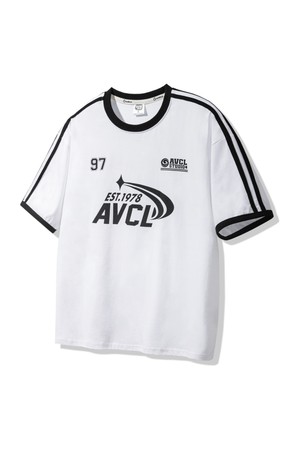 AVCL 1978 링거 트랙 오버핏 반팔티 AST4821 (4 COLOR)