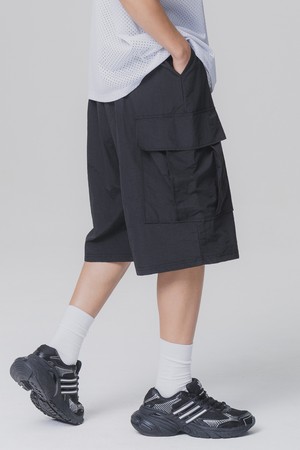 나일론 밴딩 카고 버뮤다 팬츠 PAN2529 (2 COLOR)