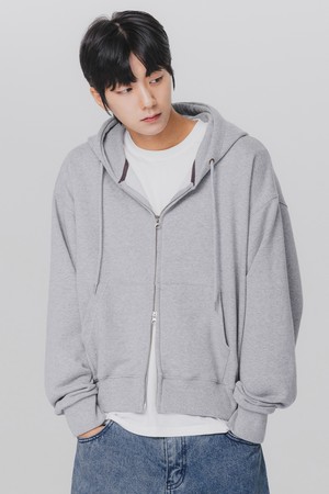 베이직 크롭 투웨이 후드집업 AZH310 (2 COLOR)