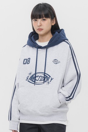 SANCTUARY TRACK 오버핏 후드티 AVH243 (3 COLOR)