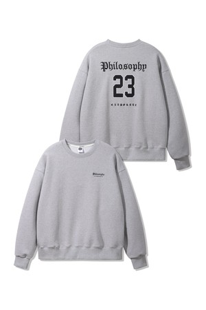 PHILOSOPHY 오버핏 스웨트 맨투맨 MAR281 (3 COLOR)