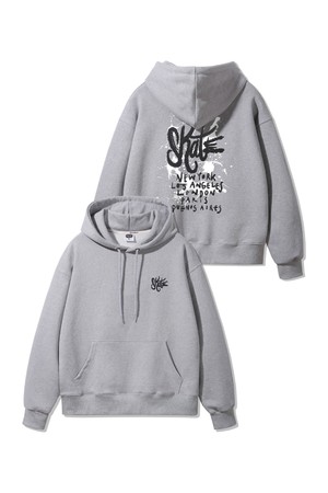 SKATE 오버핏 후드티 AVH270 (3 COLOR)