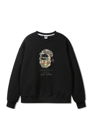 CAMO PAINT CLUB 오버핏 맨투맨 MAR286 (2 COLOR)