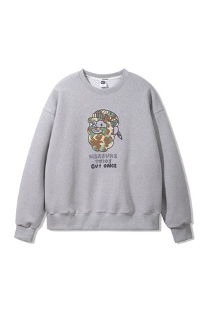 CAMO PAINT CLUB 오버핏 맨투맨 MAR286 (2 COLOR)