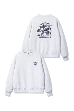 러버퍼피 오버핏 맨투맨 MAR337 (2 COLOR)