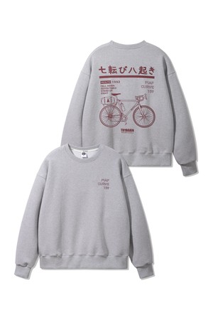 바이시클 오버핏 맨투맨 MAR329 (3 COLOR)