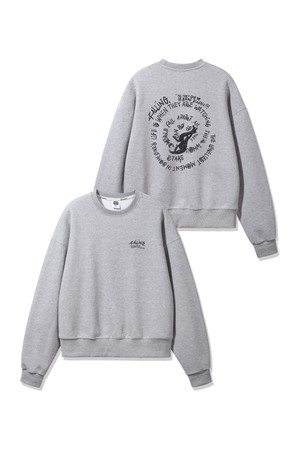 FALLING 크롭 레귤러핏 맨투맨 MAR317 (2 COLOR)