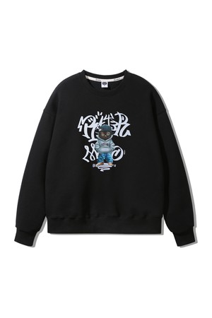 Meow Cat 오버핏 맨투맨 MAR324 (3 COLOR)