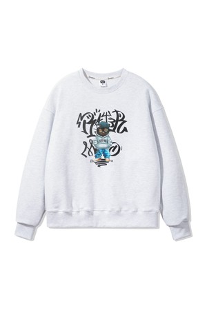 Meow Cat 오버핏 맨투맨 MAR324 (3 COLOR)