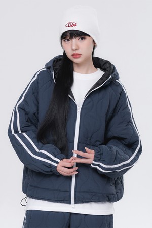 웜 퀄티드 후드 패딩 점퍼 DLX2957 (3 COLOR)