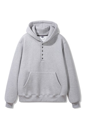 5버튼 헨리넥 오버핏 후드티 AVH665 (4 COLOR)