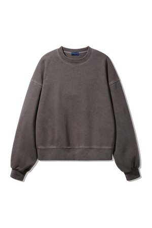 피그먼트 크롭 스웨트 맨투맨 DLX2975 (4 COLOR)