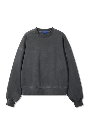 피그먼트 크롭 스웨트 맨투맨 DLX2975 (4 COLOR)