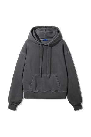 피그먼트 크롭 후드티 DLX2974 (4 COLOR)