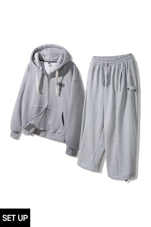 [SET] RITUAL 후드집업 벌룬 스웨트 팬츠 셋업