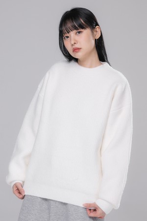 울 하찌 클래식 니트 BK8943_아이보리