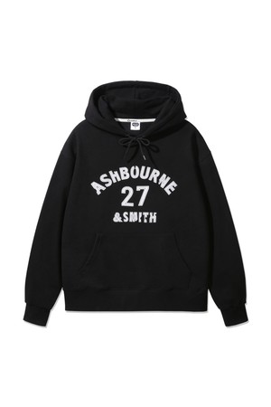 [기모] 애쉬본 27 패치 오버핏 후드티 AVH664 (3 COLOR)