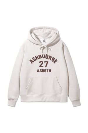 [기모] 애쉬본 27 패치 오버핏 후드티 AVH664 (3 COLOR)