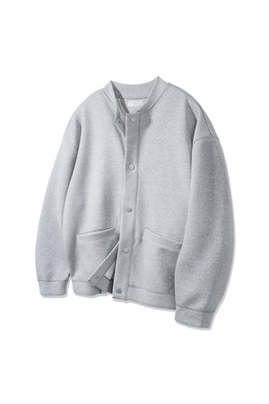 헤비웨이트 본딩 버튼 가디건 BK7835_그레이