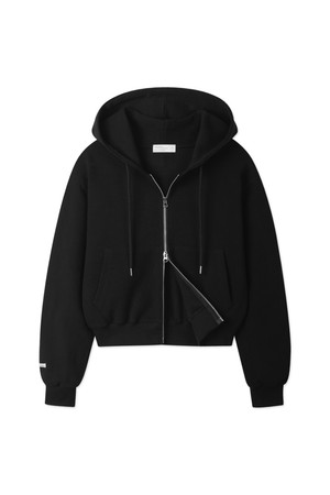 바켄 사카리바 데일리 무지 세미크롭 후드집업 BK7974 (3COLOR)