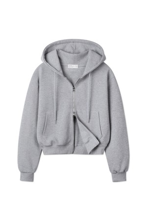 바켄 사카리바 데일리 무지 세미크롭 후드집업 BK7974 (3COLOR)