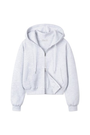 바켄 사카리바 데일리 무지 세미크롭 후드집업 BK7974 (3COLOR)