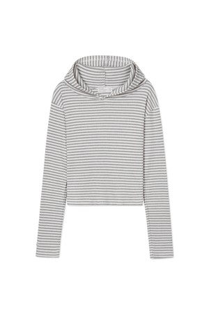 바켄 스트라이프 슬림핏 골지 후드티 BK4303 (4COLOR)