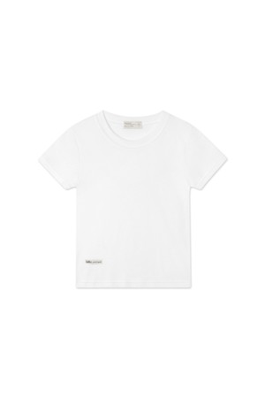 바켄 라벨 포인트 슬림핏 무지 반팔 티셔츠 BK4306 (4COLOR)