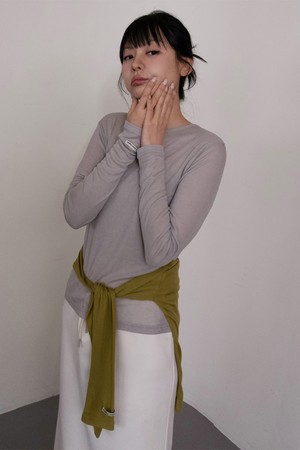 바켄 데일리 레이어드 무지 긴팔 티셔츠 BK4307 (5COLOR)