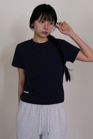 바켄 소프트 텐션 세미크롭 무지 반팔 티셔츠 BK4310 (4COLOR)