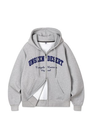 앨빈클로 UNSEEN DESERT 패치 투웨이 후드집업 AZH780 (3COLOR)