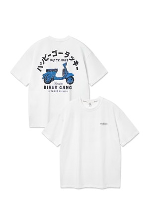THE BIKER 반팔티셔츠 AST3614 (4COLOR)