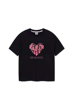 앨빈클로 하트 크롭핏 반팔티셔츠 AST3628 (3COLOR)