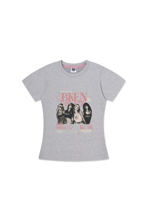 [우먼] 앨빈클로 GIRLS CLUB 세미크롭 반팔티 AST3702 (4COLOR)