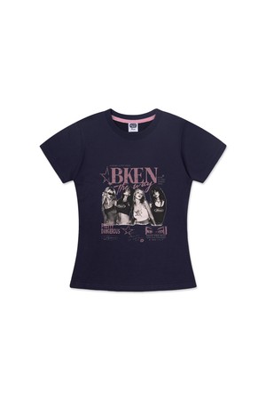 [우먼] 앨빈클로 GIRLS CLUB 세미크롭 반팔티 AST3702 (4COLOR)