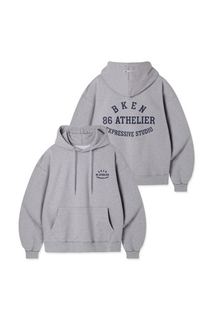 [우먼] 86 아틀리에 레터링 후드티 BK6975 (3COLOR)