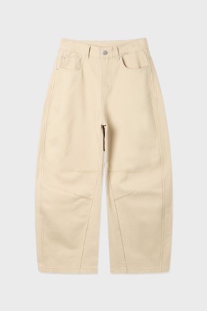 앨빈클로 베이직 절개 커브드 코튼 팬츠 DLX3130 (3COLOR)