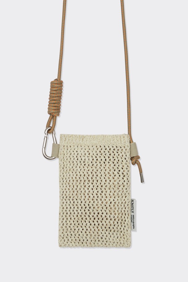 KNITLY - 크로스백 - [23S/S] Knit Shakoshu Bag (Ivory)