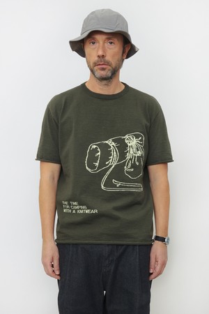 [23S/S] [Men] Camping Knit T Shirt (Khaki)