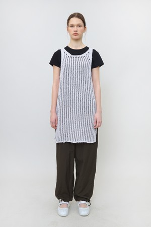 [23S/S] Net Sleeveless Onepiece (Grey)