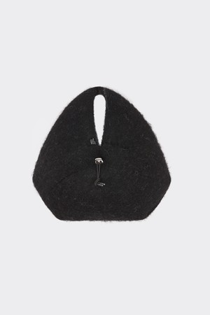 [23F/W] Brushed Alpaca Knit Mini Bag (Black)