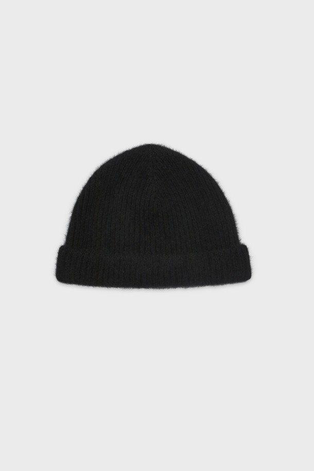 KNITLY - 모자 - [24F/W] Fox Beanie (Black)