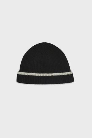 [24F/W] Fox Line Beanie (Black)