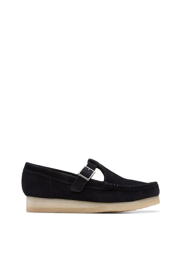 CLARKS - 로퍼 - WALLABEE T BAR BLACK W 26175666