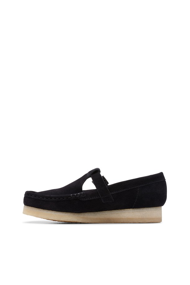 CLARKS - 로퍼 - WALLABEE T BAR BLACK W 26175666