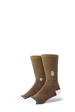 [MEN] [MLBX STANCE] 백스 크루 STC-A556A25BSD-BRN_BROWN-a