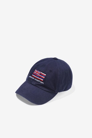 [BEBUMS] Garment Dye Hawaii Ball Cap (Navy)