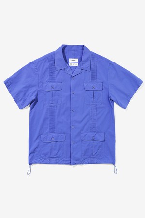 [BEBUMS] Field Pocket Half Shirt (Sky Blue)