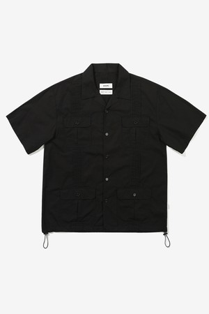 [BEBUMS] Field Pocket Half Shirt (Black)