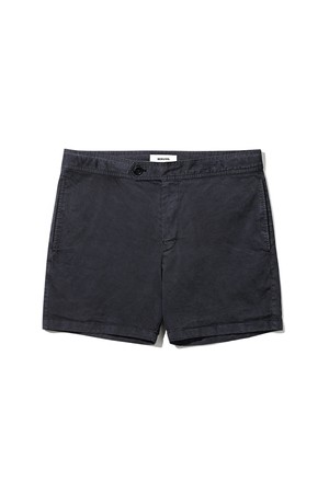 [BEBUMS] Garment-Dye Drawstring Short (Ink Black)